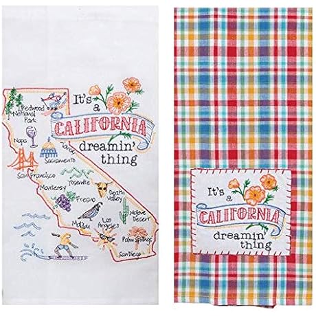 2 Piece Kay Dee Home Embroidered Kitchen Towel Set