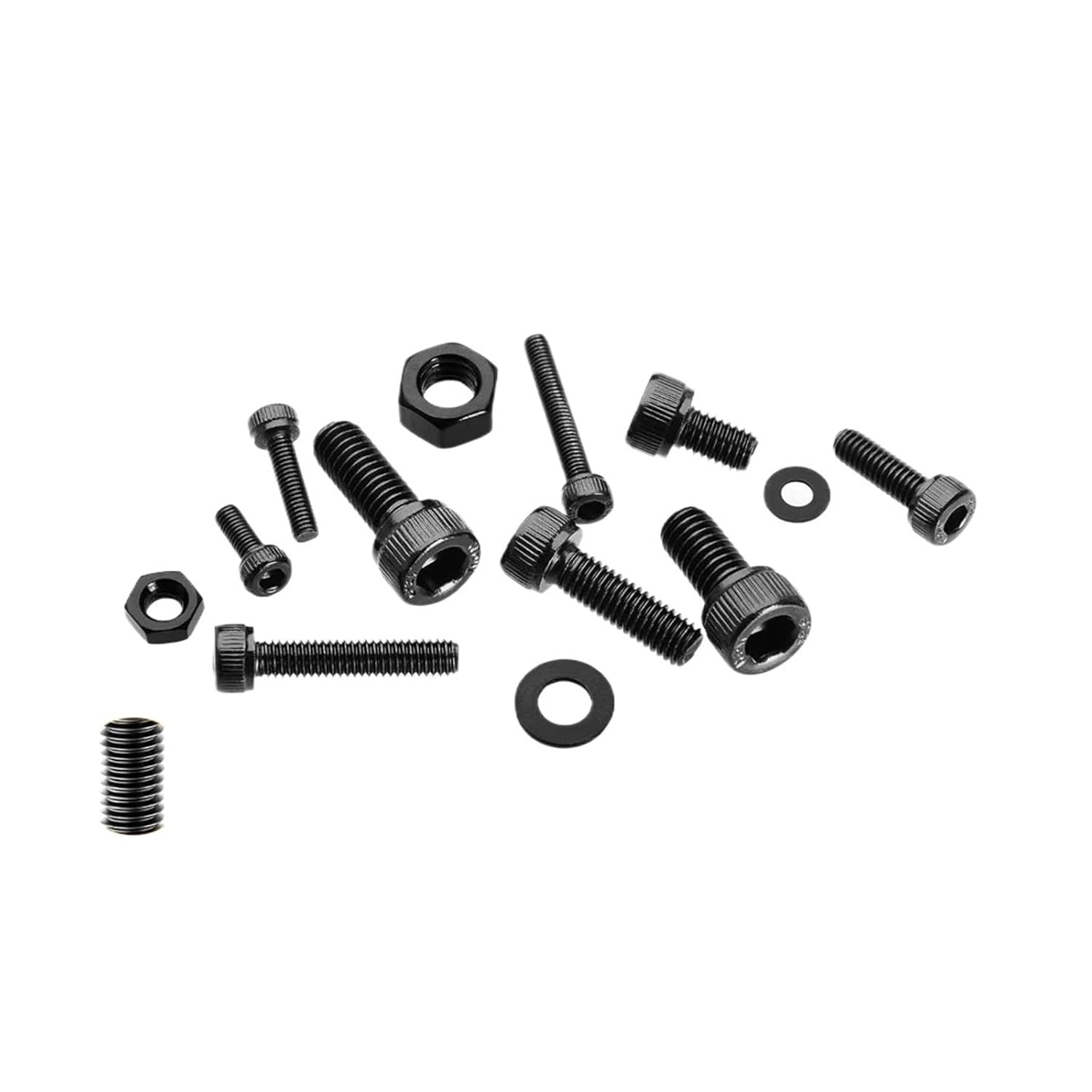 900pcs M3 M4 M5 M6 Carbon Steel Black Cup Head Hexagon Socket Screw Set DIN 912 12.9 Grade Screws Nut Bolt Combination Kit