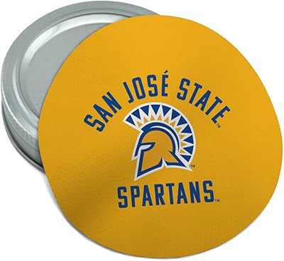 San Jose State University Spartans Logo Round Rubber Non-Slip Jar Gripper Lid Opener