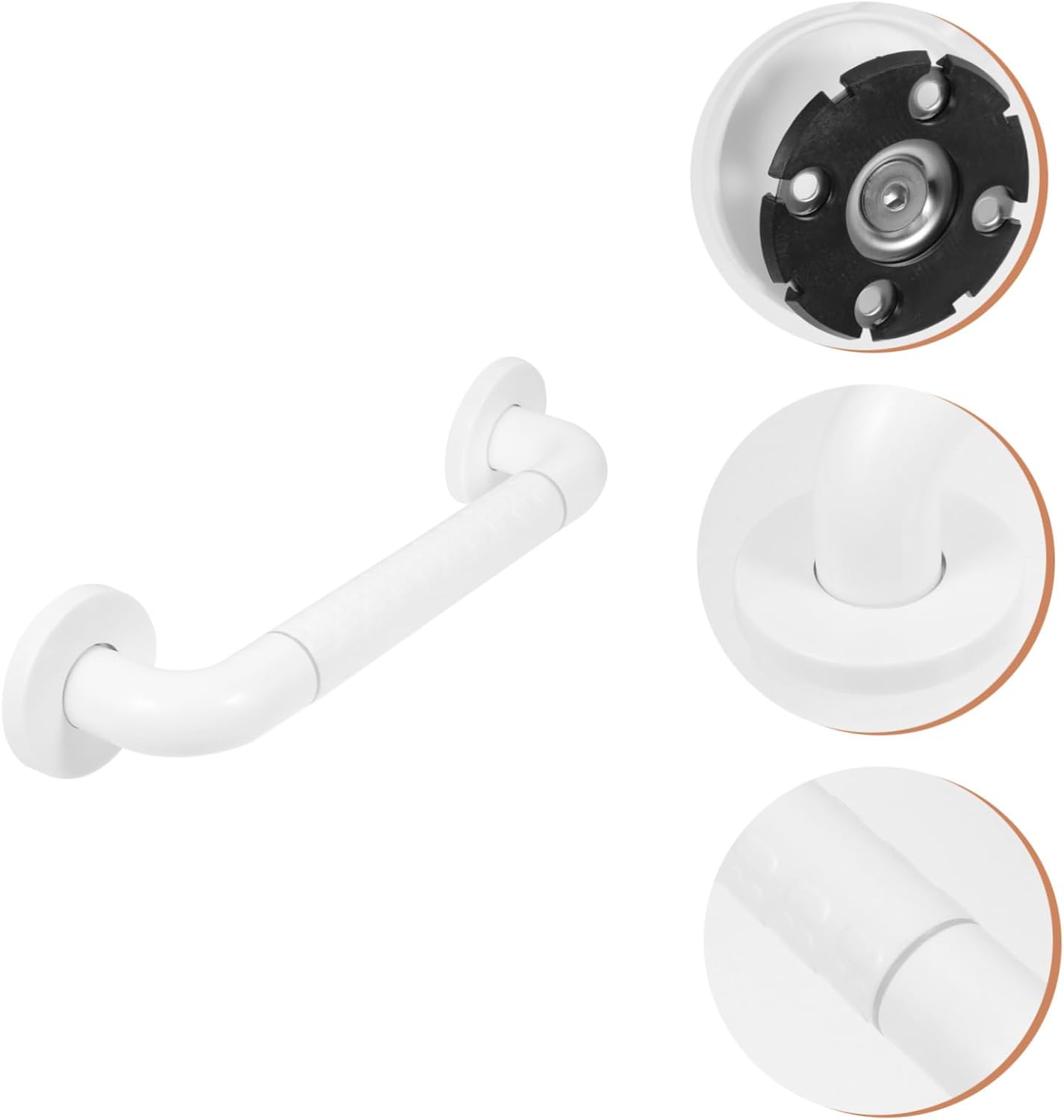 NOLITOY Stainless-Steel Grab Bar for Bathroom Non-Slip Shower Handle Safety Rail for Elderly Toilet Riser Handicap Accessory