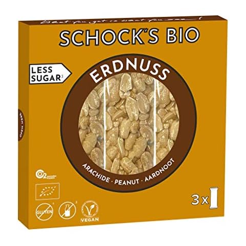 Schock's Bio Erdnuss Krokant, 3er Pack Cover