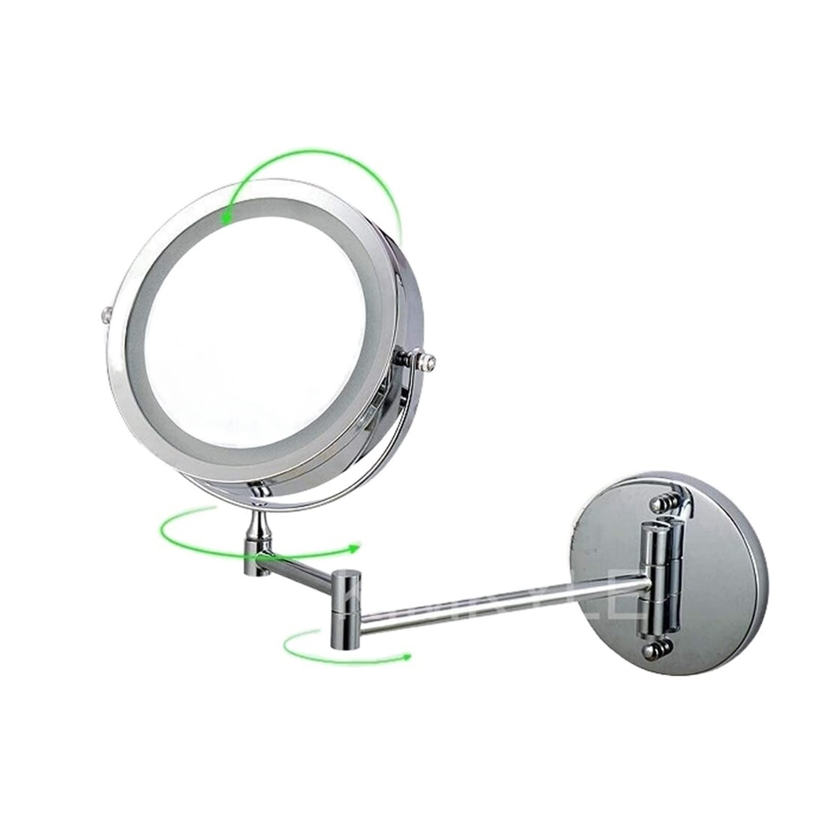 Miroir grossissant de salle de bain mural à LED pour réussir son maquillage sans effort