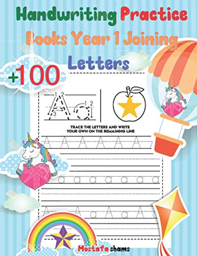 Handwriting Practice Books Year 1 Joining Letters: Handwriting Practice Books ks1 Year 2, Handwriting Practice Books ks1, Preschool Workbooks for 3 ... for preschoolers and toddlers ages 2-6