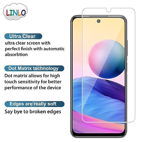 Image of Tempered Glass Screen Protector Compatible for Redmi 10 Power /Redmi 10 / Redmi 10c with Full Screen Coverage; Except Edges and Easy Installation Kit(Transparent), Pack of 1