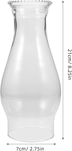 Miniatura 2 de Pantalla de vidrio Cubierta de luz de queroseno de vidrio Cubierta de lámpara de queroseno Cubierta de luz de vidrio Artesanía Cubierta de luz de