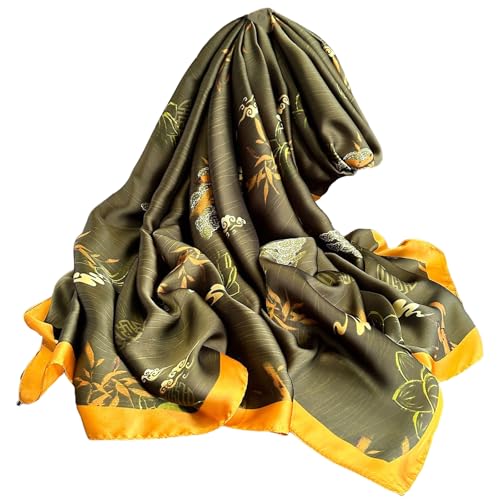 FAIRYGATE Scarves for Women UK Womens Silk Scarf Multi Use Scarfs for Ladies Gift for Lover Coworkers Family and Friends 180cm x 90cm 43033