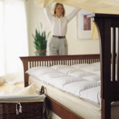 Ogallala 75/25 Goose Featherbed, California King 72-Inch by 84-Inch