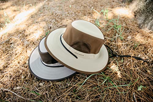 Kanut Sports Marin Safari Sun Hat – Water Repellent Fabric Moisture Wicking Quick-Dry Wide Brim Mesh Ventilation With Uv Protection Upf 50+, For Fishing, Camping, Hunting, Hiking (Grey/Dark Grey) #TOP2