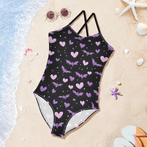 Cartoon Frogs Girls One Piece Swimsuits Summer Quick Dry Beach Bathing Suit3