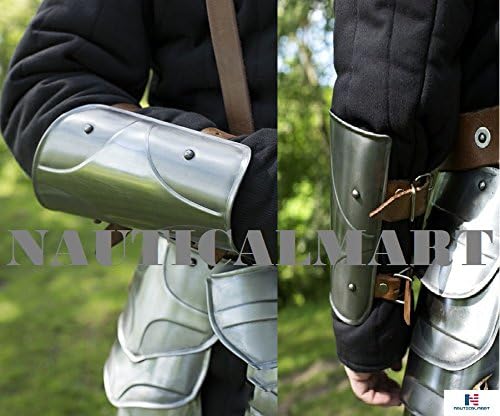 Nauticalmart Medieval Bracers Steel Arm Guard