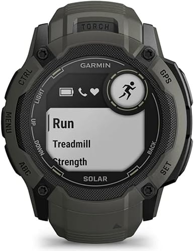 Miniatura 8 de Garmin 010-02805-15 Instinct 2X Solar Rugged GPS Smartwatch Moss Bundle con Deco Essentials Paquete de 2 pulseras tácticas de emergencia paracord