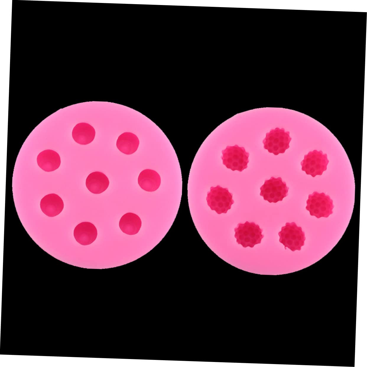 Alipis 2 Pièces outil de décoration de gâteau moules en silicone pour bougies chewing-gum moule a gateau s à gâteaux à panettone en silicone à fondant truquer mûres