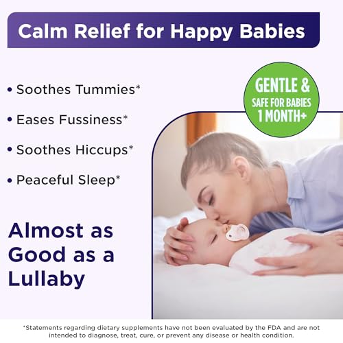 Image of Wellements Organic Nighttime Gripe Water for Babies 1 Month+ (4 Fl Oz) - Baby Gripe Water for Bedtime Relief Gas, Colic & Fussiness - Herbs Promote a Peaceful Night's Sleep - USDA Certified & Non GMO