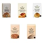 Wright's Bread Mix Selection Pack 5X500g | Premium White, Mixed Grain, Garlic & Rosemary Focaccia, Cheddar & Sun Dried Tomato, Oat & Linseed | Easy to Bake at Home | Fresh Tasty Loaves- (NP)