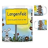 trendaffe - Langenfeld (Rheinland) - Einfach die geilste Stadt der Welt Kaffeebecher