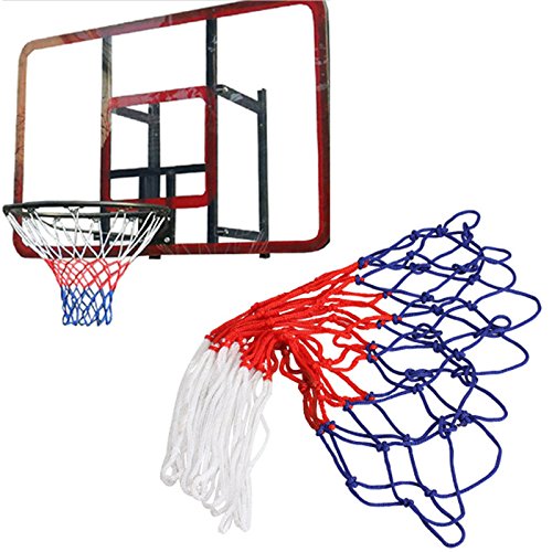 Neaer Standard Nylon Thread Sports Basketball Hoop Mesh Net Backboard Rim Ball Pum 12 Loops #TOP1