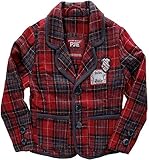  PJE Blazer College Jacke kariert Rot 98
