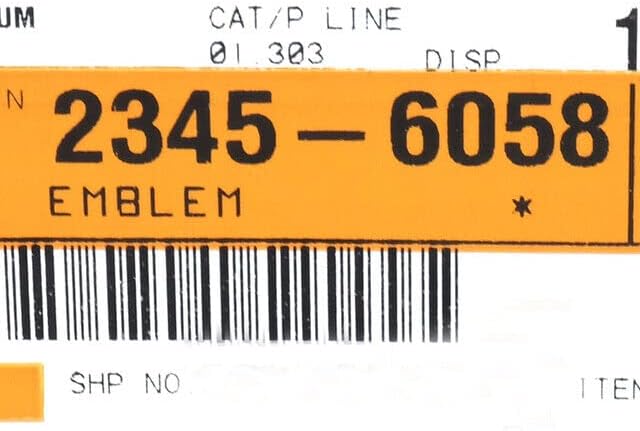 OEM NEW Front Grille GMC Emblem Badge Chrome and Red 2016 Terrain 23456058