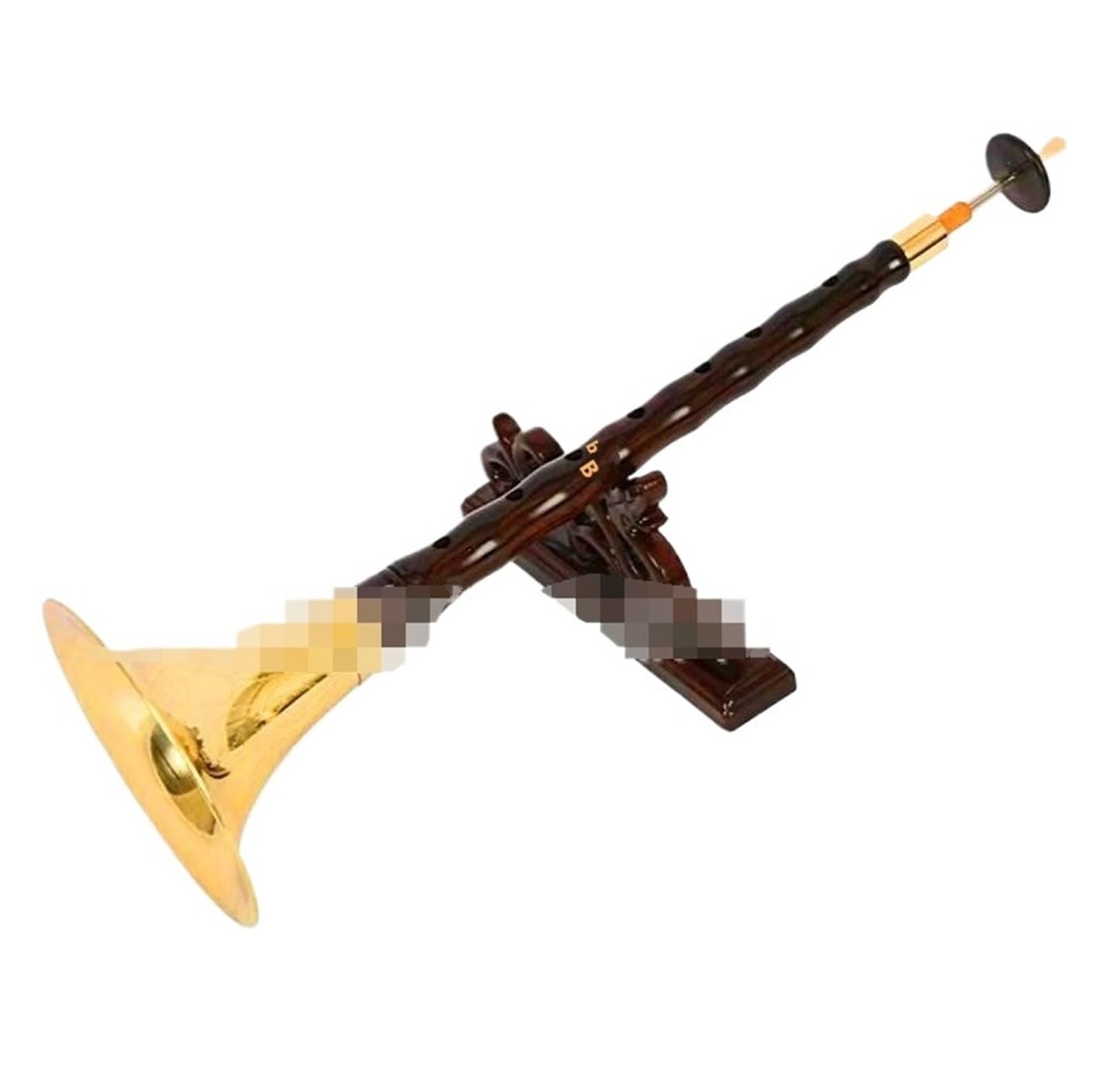 Wind Instrument Suona Suona Ébène Ébène B Plat Suona Professionnel Jouant Adulte Suona