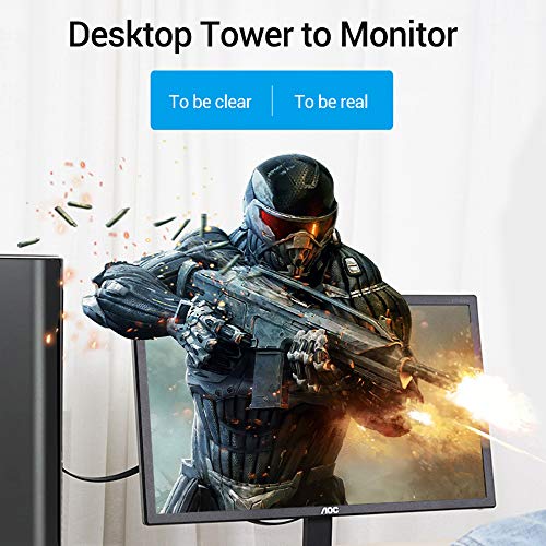 Cabo Docooler DAIBJ VGA 3 + 6 macho para macho Cabo plano 1080P High HDTV adaptador de vídeo para pr