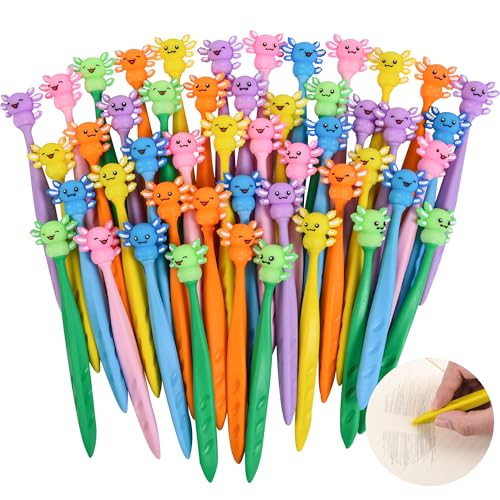48 Pcs Cute Axolotl Bobblehead Eraser for Pencils Kawaii Erasers Cute School Supplies Fun Cartoon Erasers Back to School Supplies Birthday Classroom Gifts by LiYiQ - Used condition - US$12.61