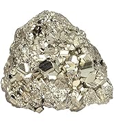 SUNYIK Natural Rough Raw Golden Chalcopyrite Bar Gemstone Cluster Specimen Mineral Healing Crysta...