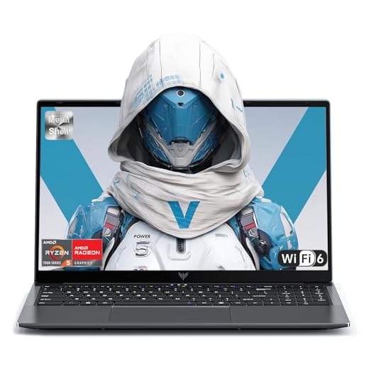 2025 Laptop Computer with AMD Ryzen7 5825U, 8-Core Processor (Up to 4.5GHZ),16GB DDR4 RAM 512GB NVMe SSD,15.6" Full HD IPS Display,4800mAh Battery,WIFI 6, Bluetooth 5.2,Windows 11,Type C,Dual Speakers