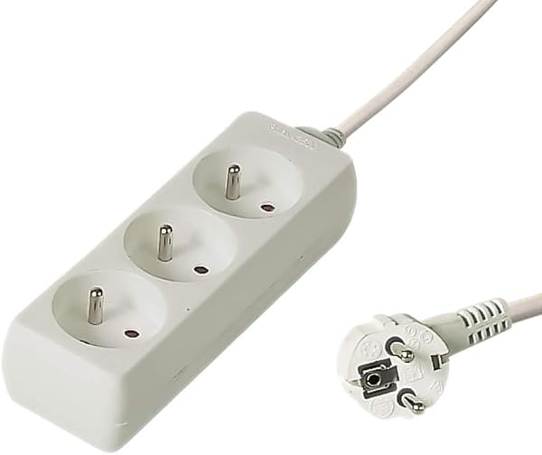 Cable de extensión PremiumCord, 250 V, 10 m, 5 enchufes, interruptor de alimentación, pp5k-10 - 5