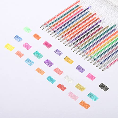 Patikil Set de 9 Bolígrafos de Gel con Brillo miniatura 7