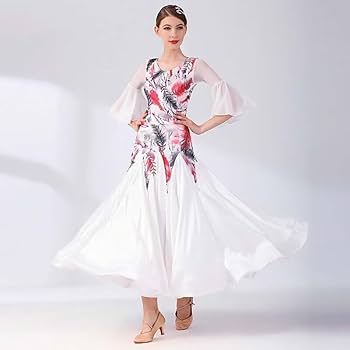 社交ダンス　競技ダンス　衣装　白 楽天市場】白 ドレス（社交ダンス｜体操・ダンス）：スポーツ