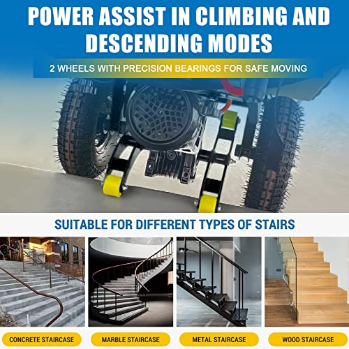 Carretilla eléctrica escaladora para cargas hasta 880 lbs miniatura 2