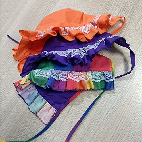 Apott Purple Tutu Dog Dress With Hat Pet Tulle Costume Vest Skirt Lace Trim Puppy Clothes Outfit Apparel For Small Cats Doggies Girl, L #TOP6