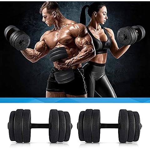 Juego de mancuernas AYNEFY de 20 kg ajustables Cover