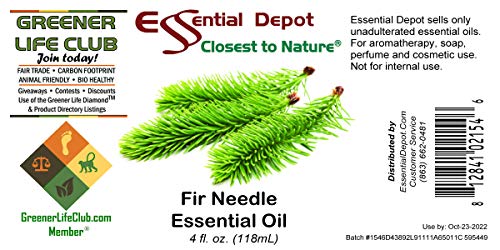 Aceite Esencial de Aguja de Abeto Essential Depot 4 oz miniatura 4