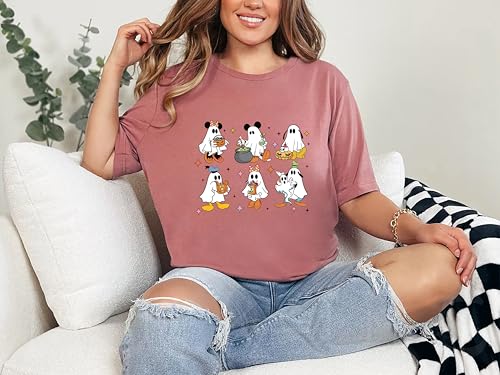 Retro D.isney Ghost Halloween Shirt, M.ickey And Friends Ghost Halloween Shirt, Halloween D.isney Shirt, D.isney Spooky Halloween Tee, M.ickey Ghost Shirt, Spooky Season Shirt2