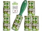 [page_title]-Fusselrolle REMAKE-95% Recyceltes Material-Fusselroller Hunde-und Katzenhaarentferner. Klebebürste leicht abzulösen. Geeignet für Haare, Staub, Teppiche, Sitze. 6 Nachfüllpackung+Griff