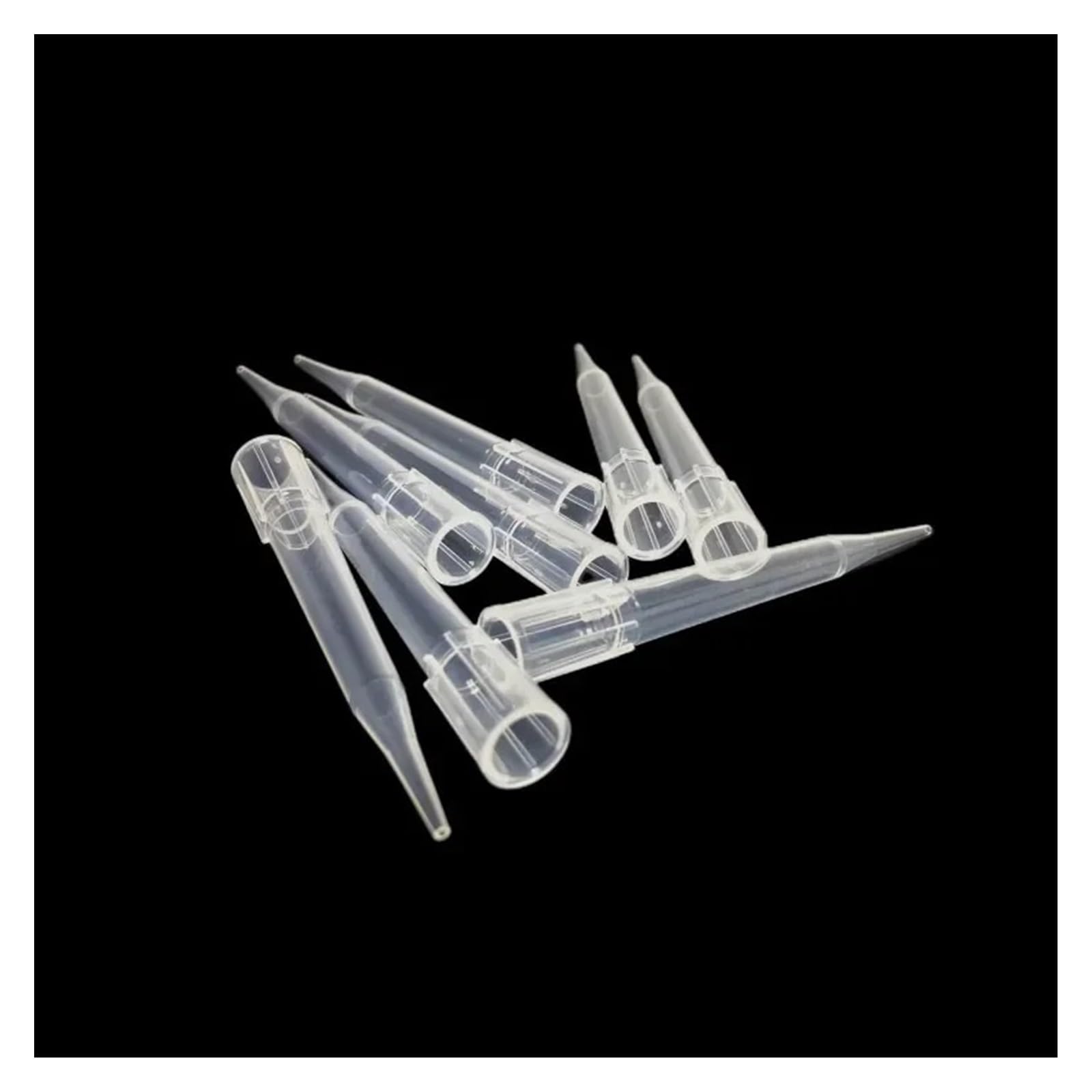 sprzęt laboratoryjny Końcówki do pipet 300uL plastikowa biała końcówka do pipety wielokanałowej 50-300uL średnica 5mm do pipety wielokanałowej 1000 szt.