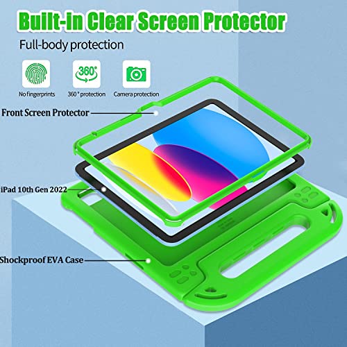 Surom Kids Case for iPad (A16) 11th Generation 11 inch 2025/10th Generation 10.9 inch 2022, with Built-in Screen Protector - Image 3