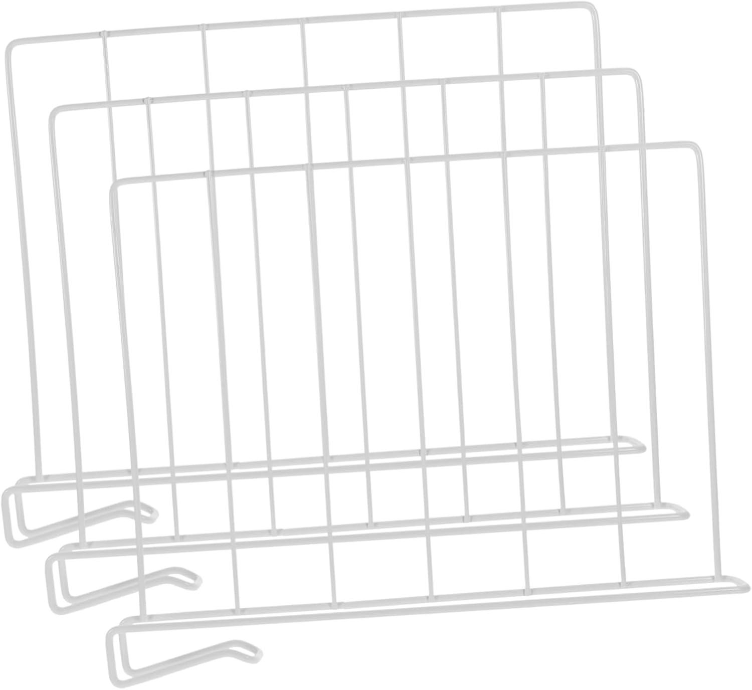3pcs Wardrobe Partition Shelves Closet Dividers for Shelves Iron Material Organizers