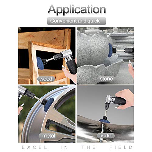 Nyxcl Miroku 50Pcs P36 2-Inch Quick Change Discs Set, Zirconia Sanding Discs With 1/4" Holder, For Die Grinder Surface Prep Strip Grind Polish Finish Burr Rust Paint Removal #TOP4