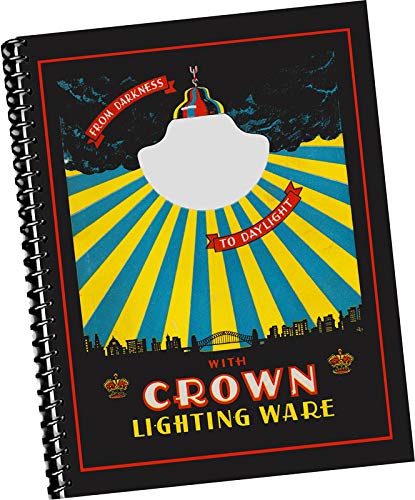 TRADE SAMPLE CATALOGUE: 1928 General Catalogue of Illuminating Glassware and Lighting Fixtures for Commercial and Residential Lighting by The Crown Crystal Glass Co. Ltd; Waterloo : REPLICA EDITION (Replica of the original 1928 commercial trade samples catalog of home and commercial lighting fixtures, lamps, installations and applications, pictorial, 56 pps. shows home and commercial chandeliers, sconces, pendant lights, samples.)