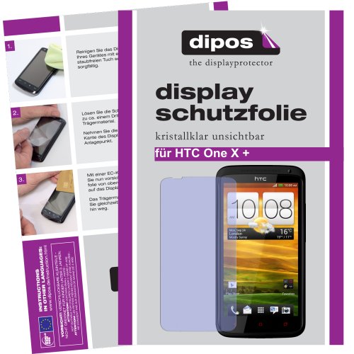 dipos Films de protection d'écran pour HTC One X+ (2 unités) - transparent film de protection d'ecran