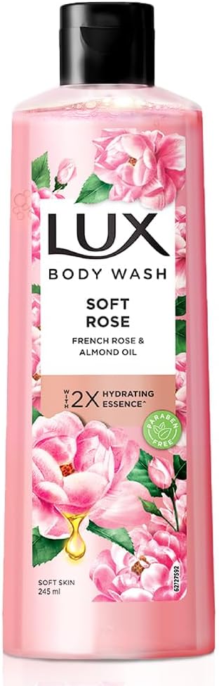 Soft Rose Bodywash with French Rose & Almond Oil, 245 ml