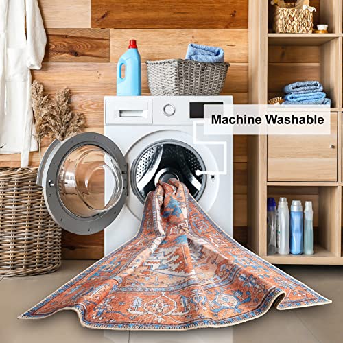 Monolia Machine Washable Area Rug, Non Slip Rug For Living Room, Bedside, Bathroom, Kitchen, Classroom Rug, Boho Decor (3' X 5') #TOP7