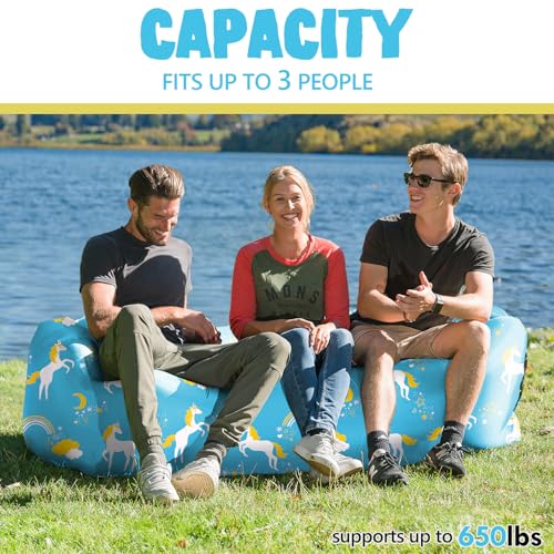 image for AlphaBeing Inflatable Lounger Beach Chair Accessories, Air Sofa Hammoc