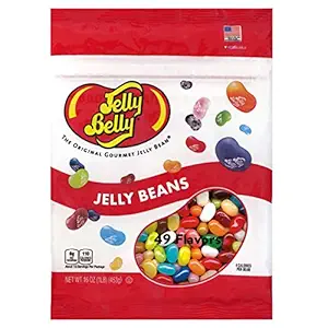 Jelly Belly 49 Assorted Flavors Jelly Beans - 1 Pound (16 Ounces) Resealable Bag - Genuine, Official, Straight from the Source