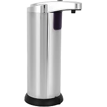 High Capacity Automatic Soap Dispenser Hands-Free Touchless Liquid Soap Dispenser for Bathroom Kitchen Reusable