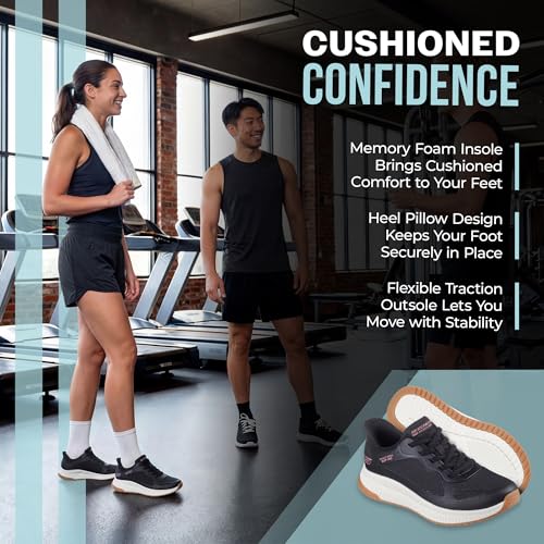 Image of Skechers Womens Hands Free Slip-ins Bobs Squad 4 - Staple Look