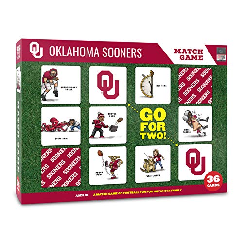 Image of YouTheFan NCAA Officially-Licensed Memory Match Game - Humorous, Team-Specific, Original Hand-Drawn Artwork, Fun for the Whole Family, for Fans Young and Old