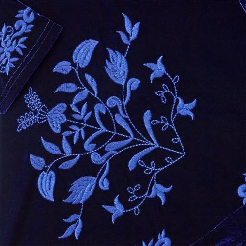 Image of The Lakeside Collection Women's Embroidered Velvet Open Front Cardigan